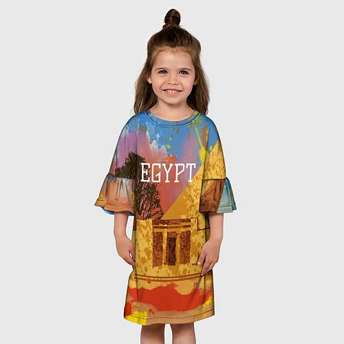 Египетские платья укороченные
