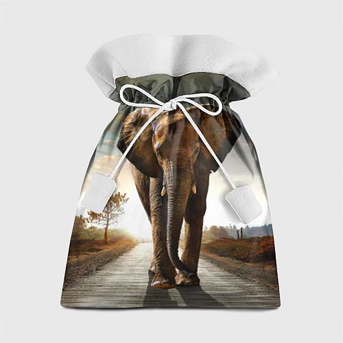 Мешки подарочные со слонами
