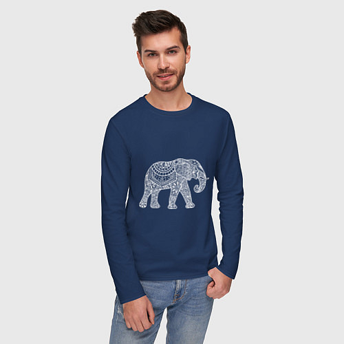 Мужские футболки с рукавом со слонами