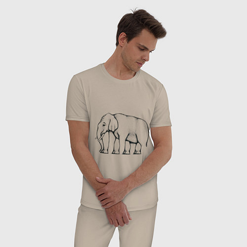 Мужские пижамы со слонами