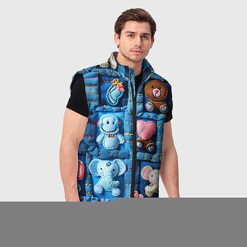 Мужские жилетки со слонами