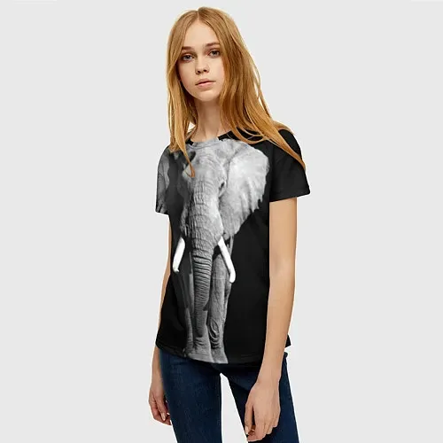 3D-футболки со слонами