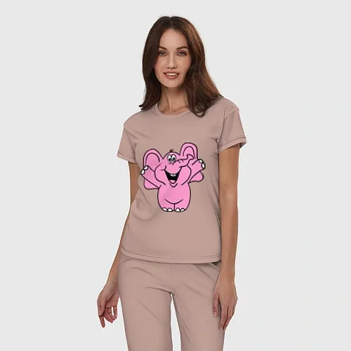 Женские пижамы со слонами