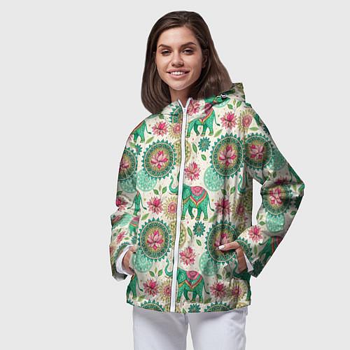 Женские ветровки со слонами