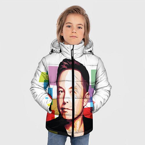 Детские Куртки зимние с Илоном Маском