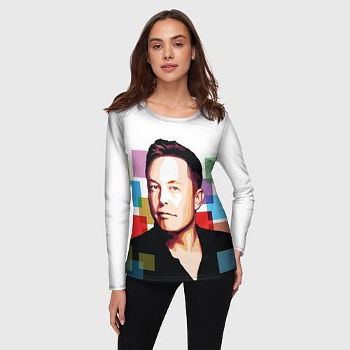 Женские футболки с рукавом с Илоном Маском