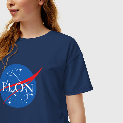 Женские хлопковые футболки с Илоном Маском