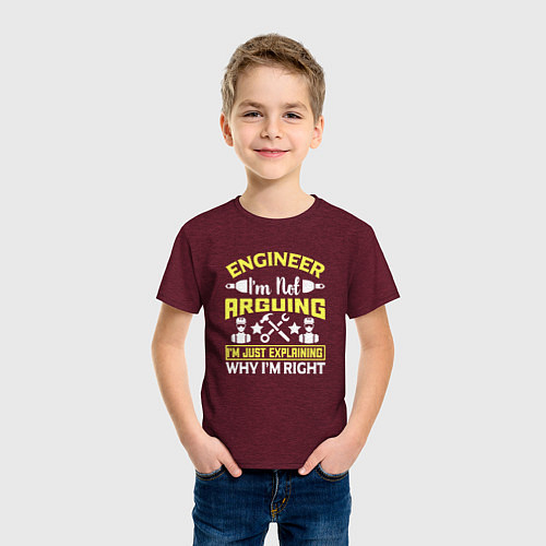 Детские футболки для инженера