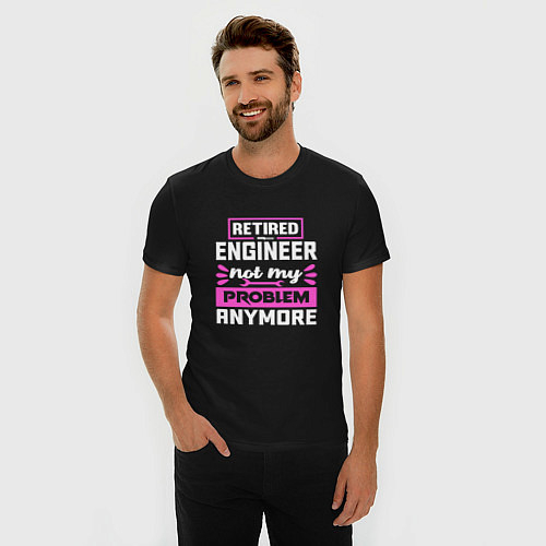 Мужские приталенные футболки для инженера