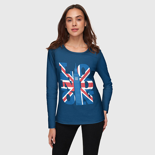Английские женские футболки с рукавом
