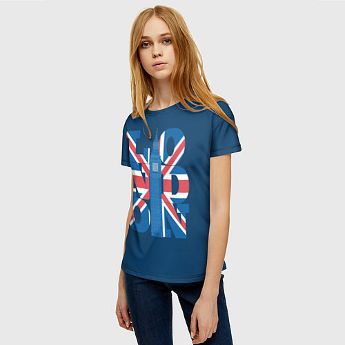 Английские женские 3d-футболки