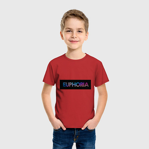 Детские хлопковые футболки Эйфория