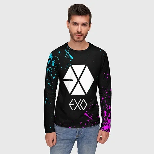 Мужские футболки с рукавом EXO