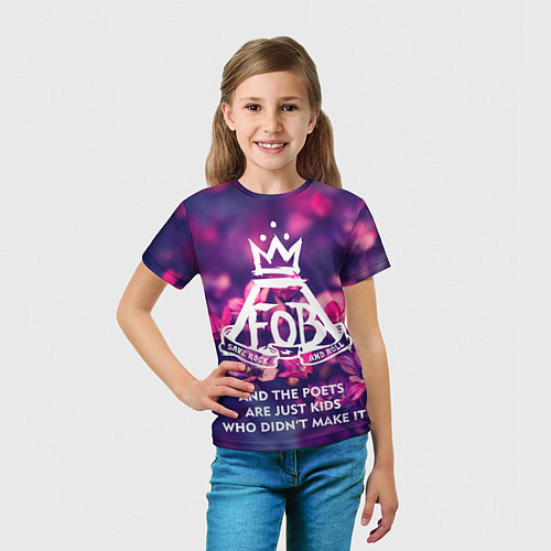Детские 3D-футболки Fall Out Boy