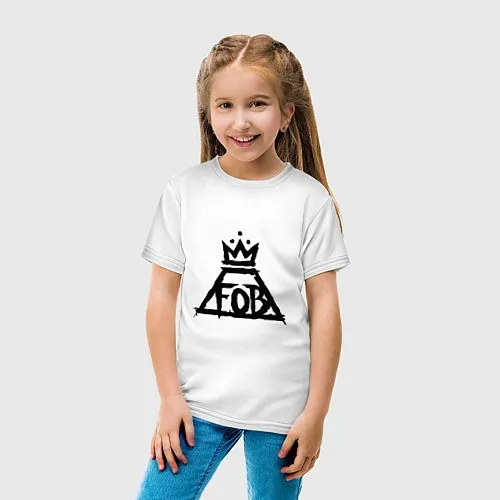 Детские хлопковые футболки Fall Out Boy