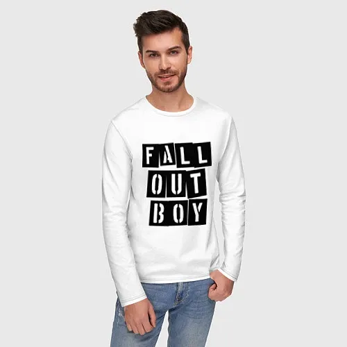 Мужские хлопковые лонгсливы Fall Out Boy
