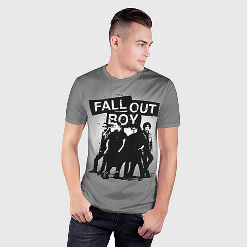 Мужские 3D-футболки Fall Out Boy