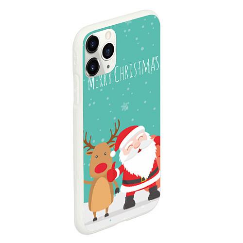 Чехлы iPhone 11 series c Дедом Морозом