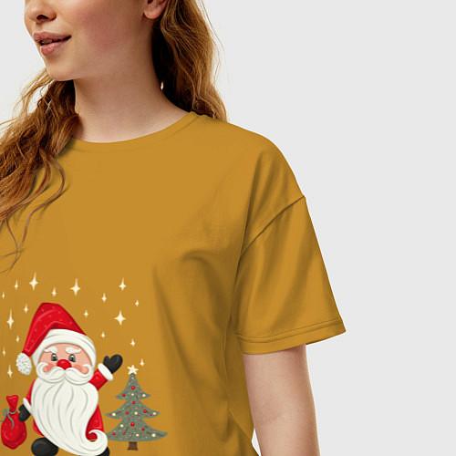 Женские футболки c Дедом Морозом