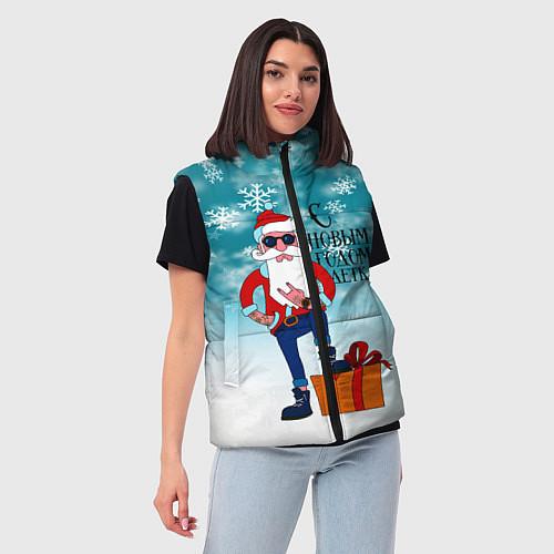 Женские жилетки c Дедом Морозом