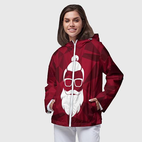 Женские ветровки c Дедом Морозом