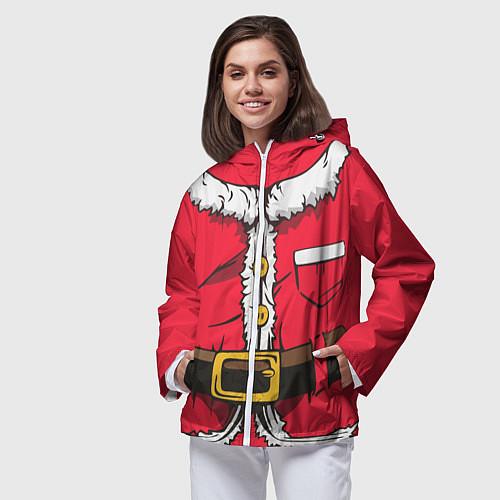 Женские ветровки c Дедом Морозом