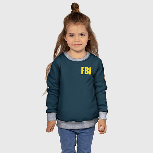 Детские 3D-свитшоты FBI