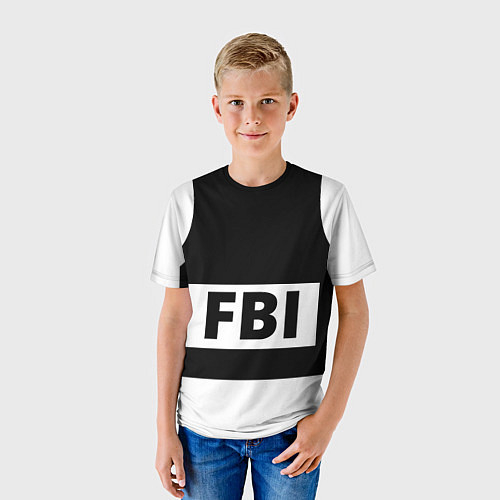 Детские 3D-футболки FBI