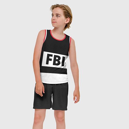 Детские Майки полноцветные FBI