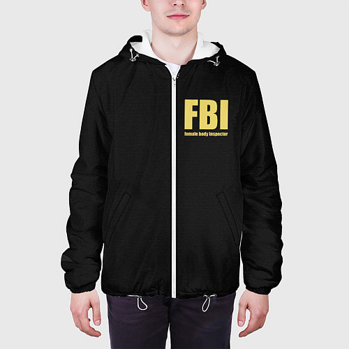Мужские куртки с капюшоном FBI