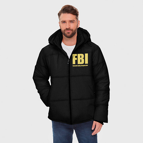 Мужские куртки с капюшоном FBI