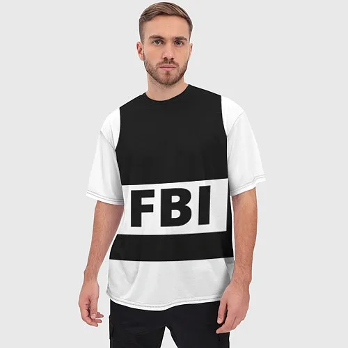 Мужские 3D-футболки FBI