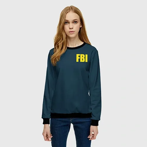 Женские 3D-свитшоты FBI