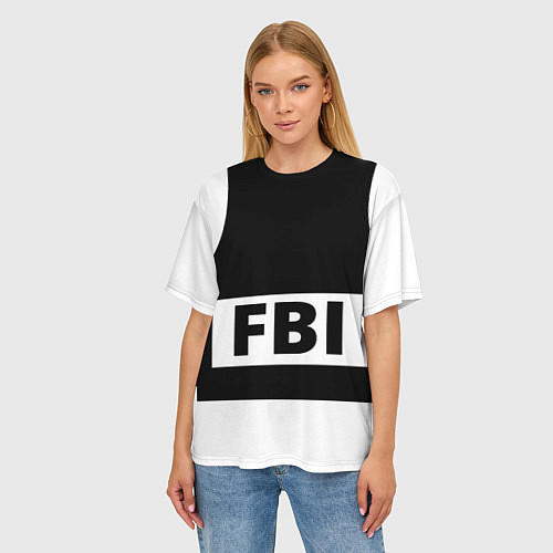 Женские футболки оверсайз FBI
