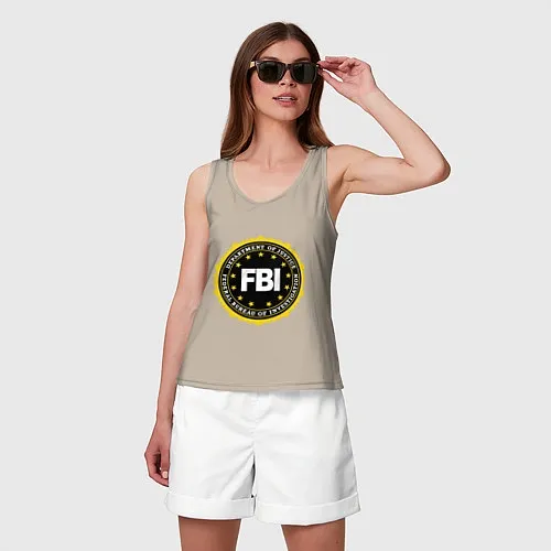 Женские хлопковые майки FBI