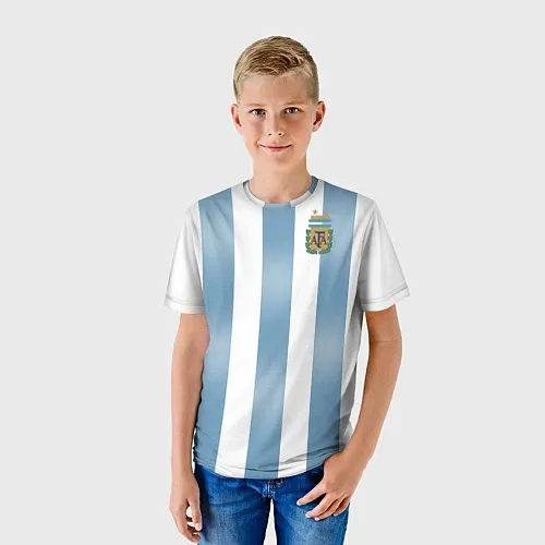 Детские 3D-футболки Сборная Аргентины