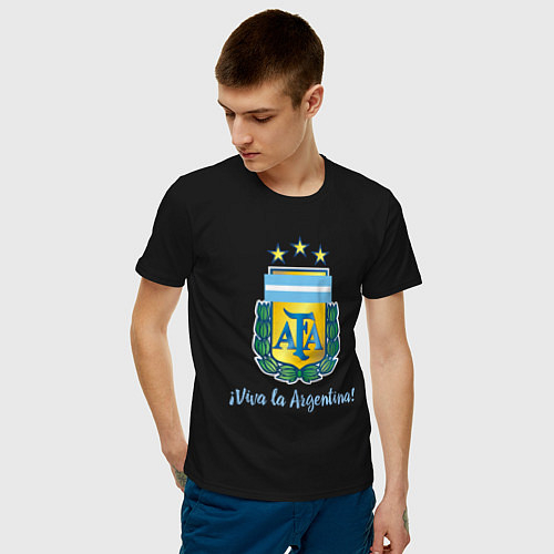 Мужские хлопковые футболки Сборная Аргентины
