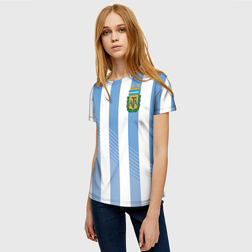 Женские 3D-футболки Сборная Аргентины