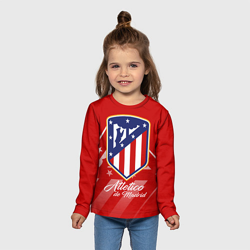 Детские футболки с рукавом Атлетико Мадрид