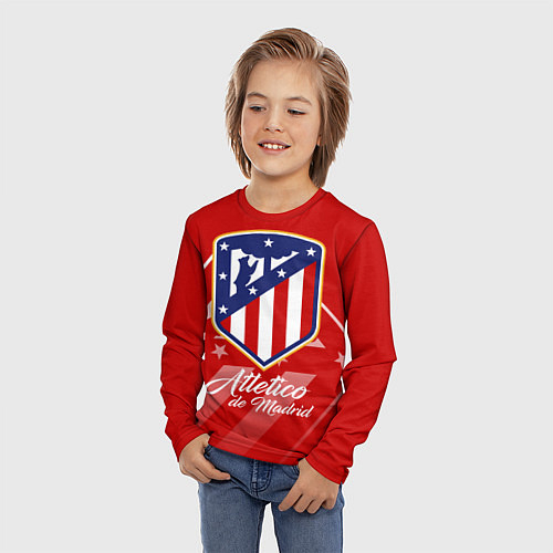 Детские футболки с рукавом Атлетико Мадрид