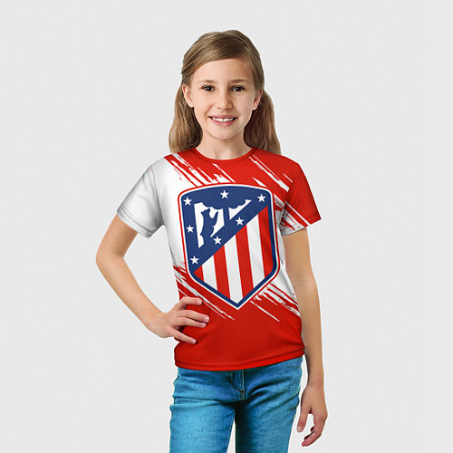 Детские 3D-футболки Атлетико Мадрид