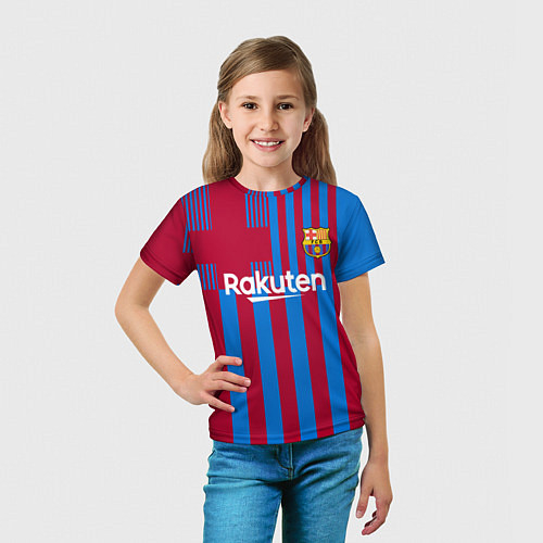 Детские 3D-футболки Барселона