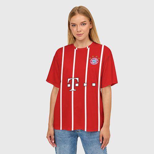 Женские футболки оверсайз Бавария Мюнхен