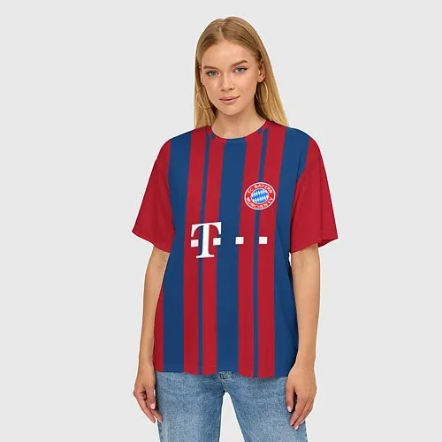 Женские футболки оверсайз Бавария Мюнхен