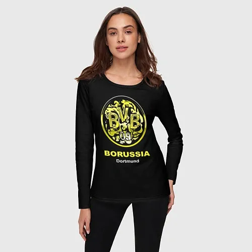 Женские футболки с рукавом Боруссия Дортмунд