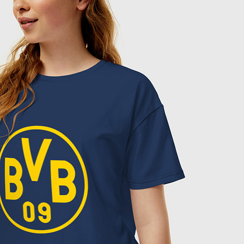 Женские футболки оверсайз Боруссия Дортмунд