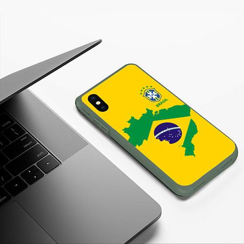 Чехлы для iPhone XS Max Сборная Бразилии