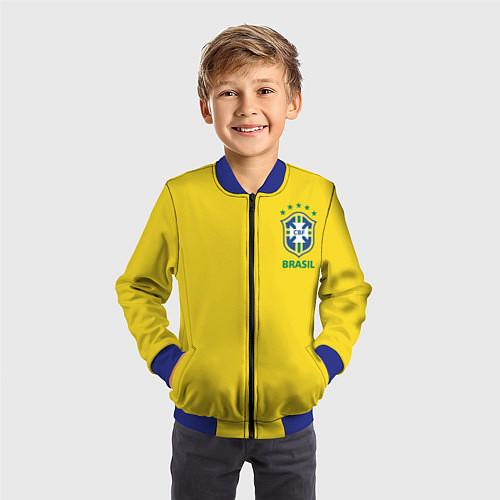 Детские куртки-бомберы Сборная Бразилии