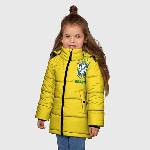 Детские куртки с капюшоном Сборная Бразилии