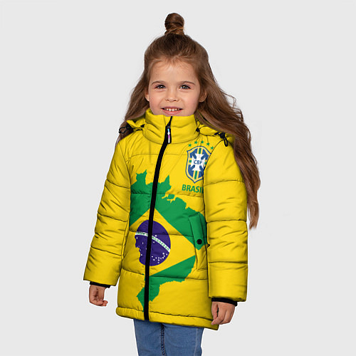 Детские куртки с капюшоном Сборная Бразилии